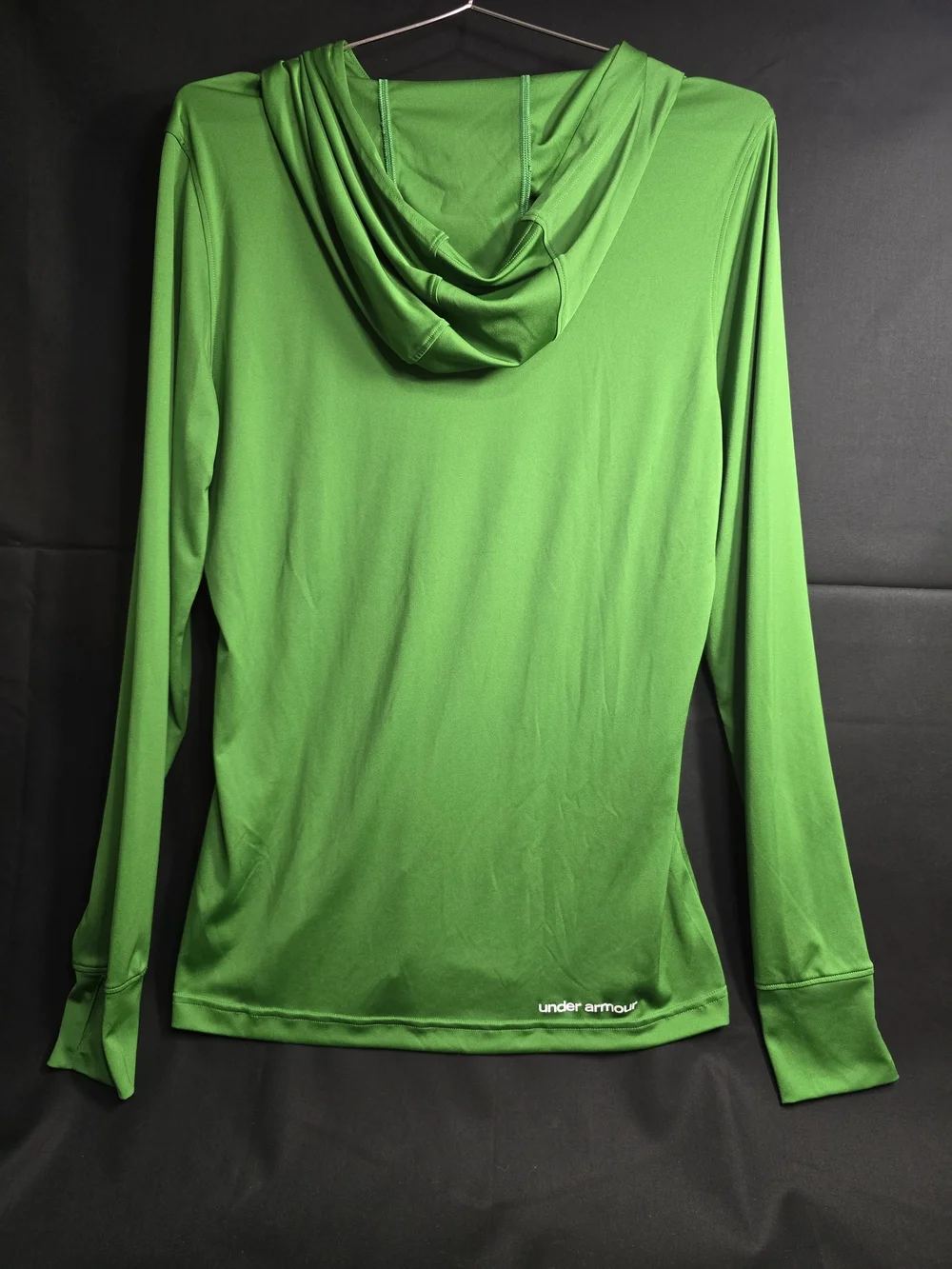 Under Armour Green Hooded Long Sleeve Top NWOT